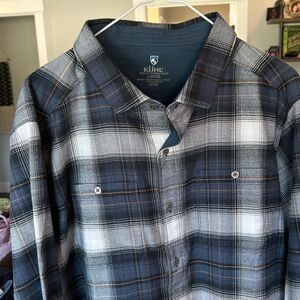 Kuhl Mens The Law Flannel LS Shirt NEVER WORN. Size L